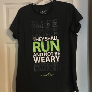 NWOT Active Faith workout shirt